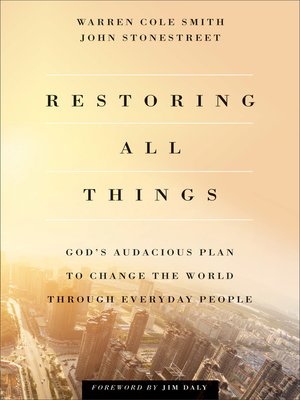 cover image of Restoring All Things